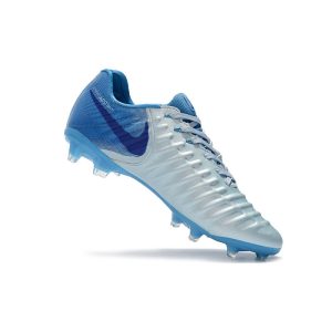 Kopačky Pánské Nike Tiempo Legend VII FG – Stříbrný Modrý